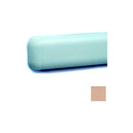 Pawling Wall Guard W/Rounded Top & Bottom Edges, Aluminum Retainer, 2-516"H x 12'L, Caisson WG-3-12-486